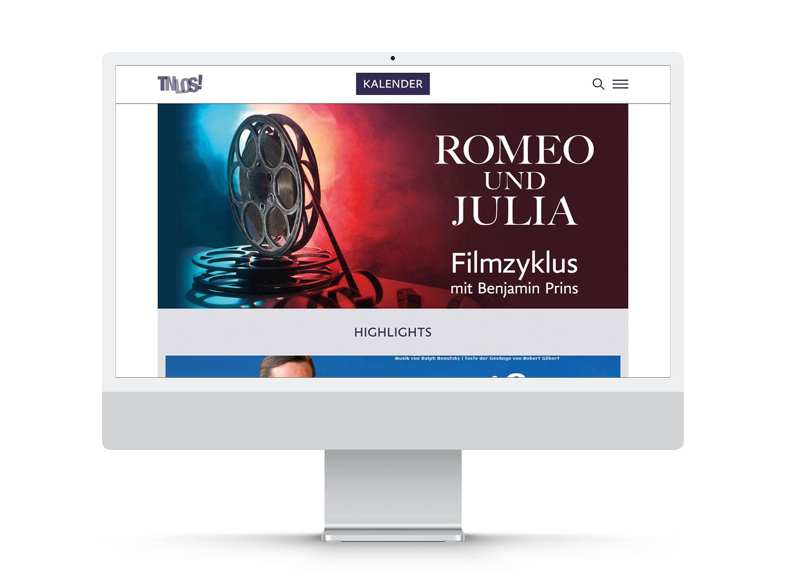 Werbeagentur Landsiedel Müller Flagmeyer, Nordhausen: Website Theater Nordhausen Loh Orchester Sondershausen