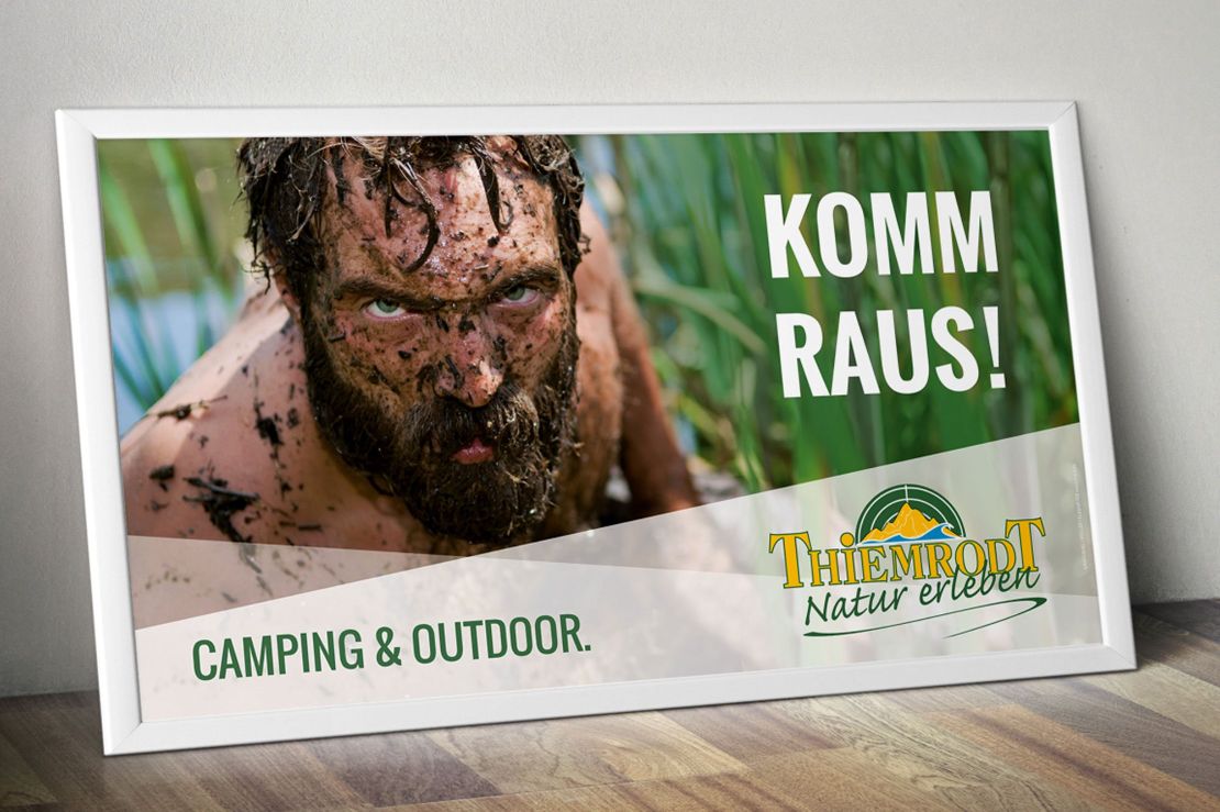Werbeagentur Landsiedel Müller Flagmeyer, Nordhausen: Thiemrodt Kampagne Outdoor „Komm raus!